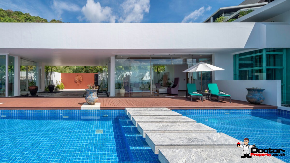 Luxury 4 Bedroom Sea View Villa Solaris - Kamala Headlands - Phuket West - for sale