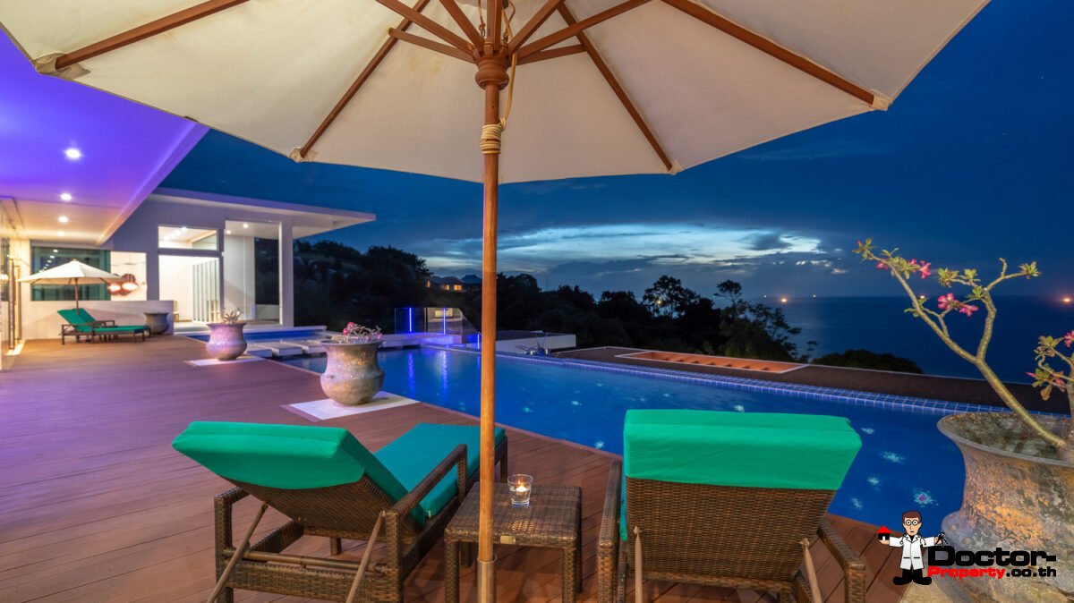 Luxury 4 Bedroom Sea View Villa Solaris - Kamala Headlands - Phuket West - for sale