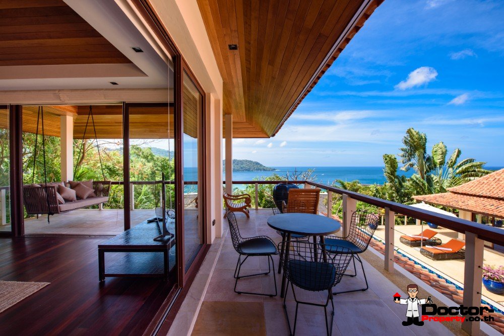 Luxury 5 Bedroom Sea View Villa - Katamanda - Kata Beach - Phuket South - for sale