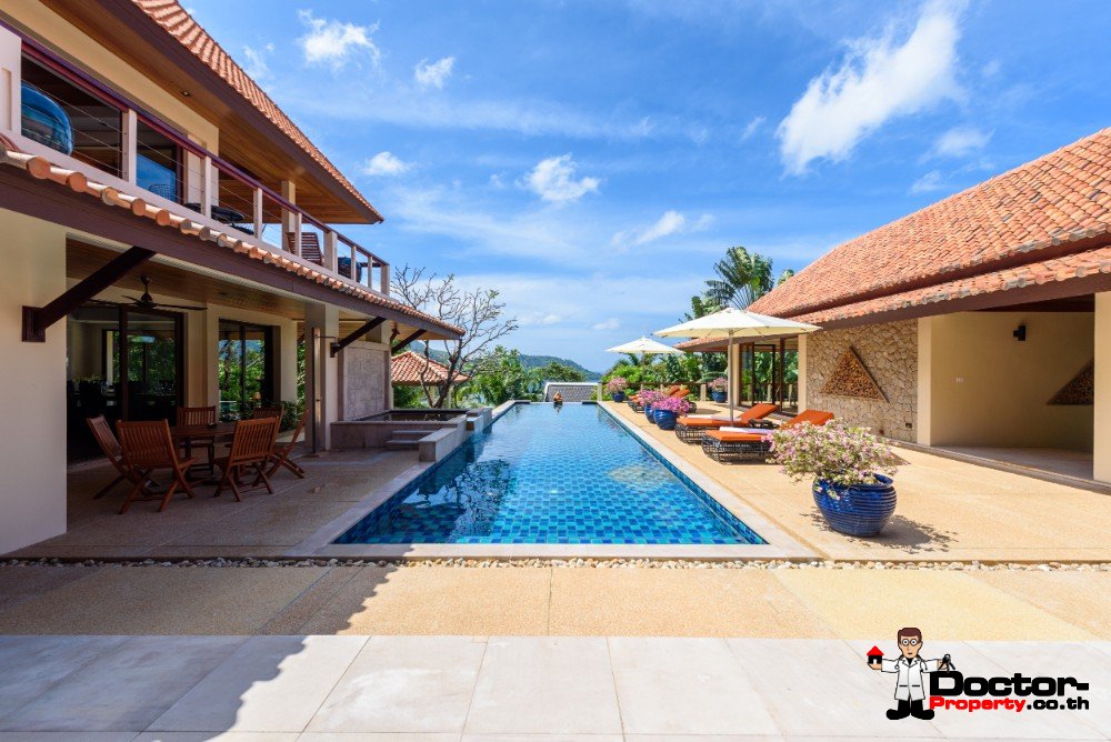 Luxury 5 Bedroom Sea View Villa - Katamanda - Kata Beach - Phuket South - for sale