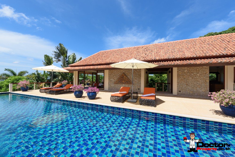 Luxury 5 Bedroom Sea View Villa - Katamanda - Kata Beach - Phuket South - for sale