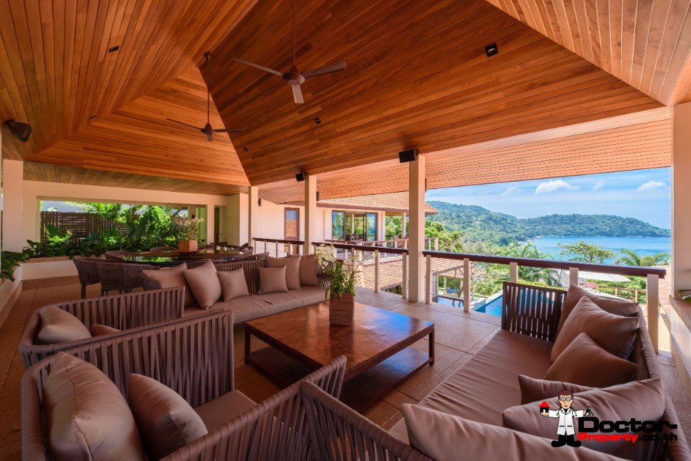 Luxury 5 Bedroom Sea View Villa - Katamanda - Kata Beach - Phuket South - for sale