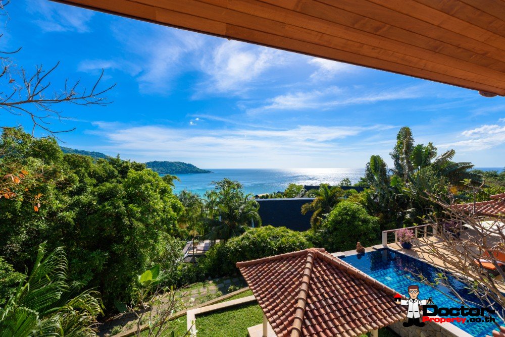 Luxury 5 Bedroom Sea View Villa - Katamanda - Kata Beach - Phuket South - for sale