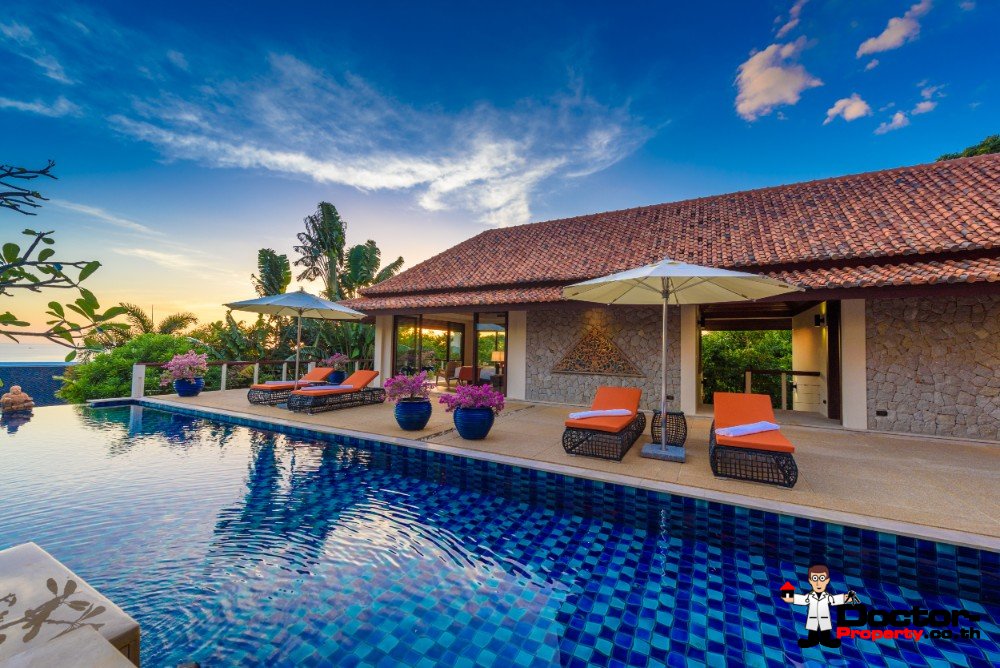 Luxury 5 Bedroom Sea View Villa - Katamanda - Kata Beach - Phuket South - for sale