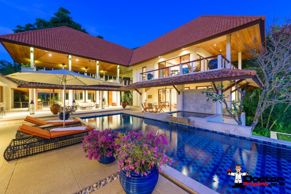 Luxury 5 Bedroom Sea View Villa - Katamanda - Kata Beach - Phuket South - for sale