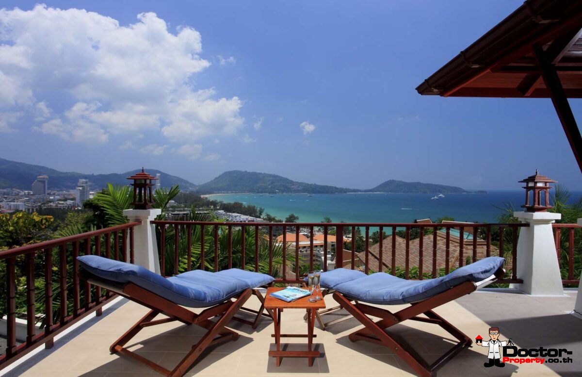 Magnificent 3 Bedroom Sea View Villa - L´Orchidee Residences - Patong Beach - Phuket West - for sale