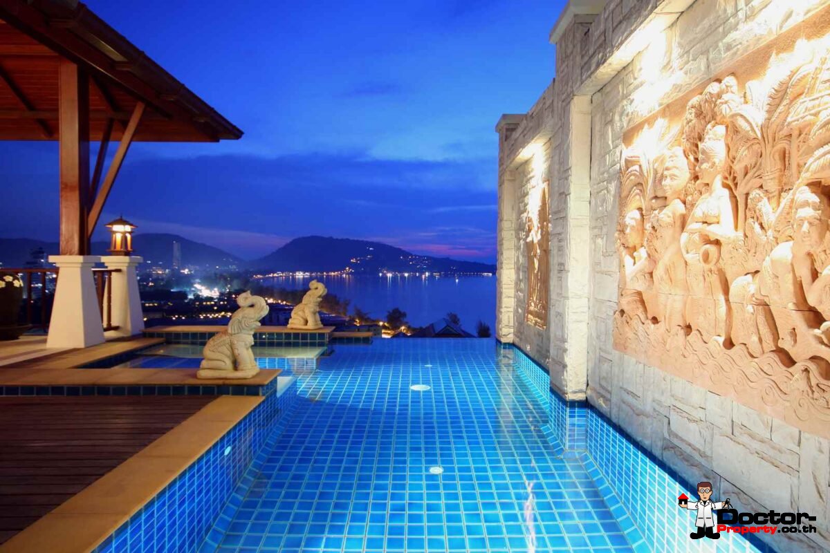 Magnificent 6 Bedroom Sea View Villa - L´Orchidee Residences - Patong Beach - Phuket West - for sale