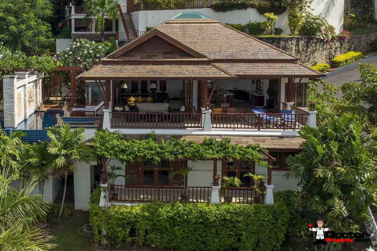 Magnificent 3 Bedroom Sea View Villa - L´Orchidee Residences - Patong Beach - Phuket West - for sale