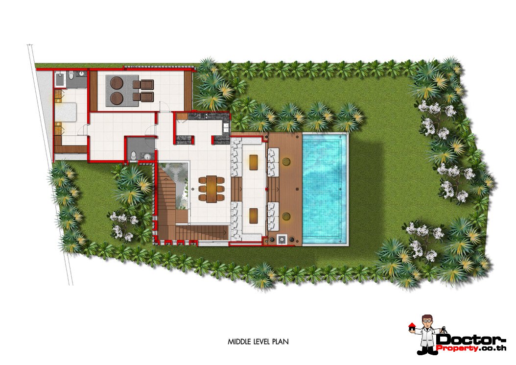 4 Bedroom Sea View Villa Malisa - Baan Thai Surin Hill - Surin Beach - Phuket West - for sale