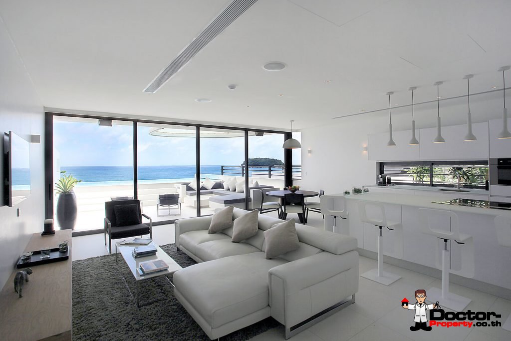 New 1 Bedroom Luxury Pool Villa with Sea View - Kata Rocks - Kata Beach - Phuket South - for sale