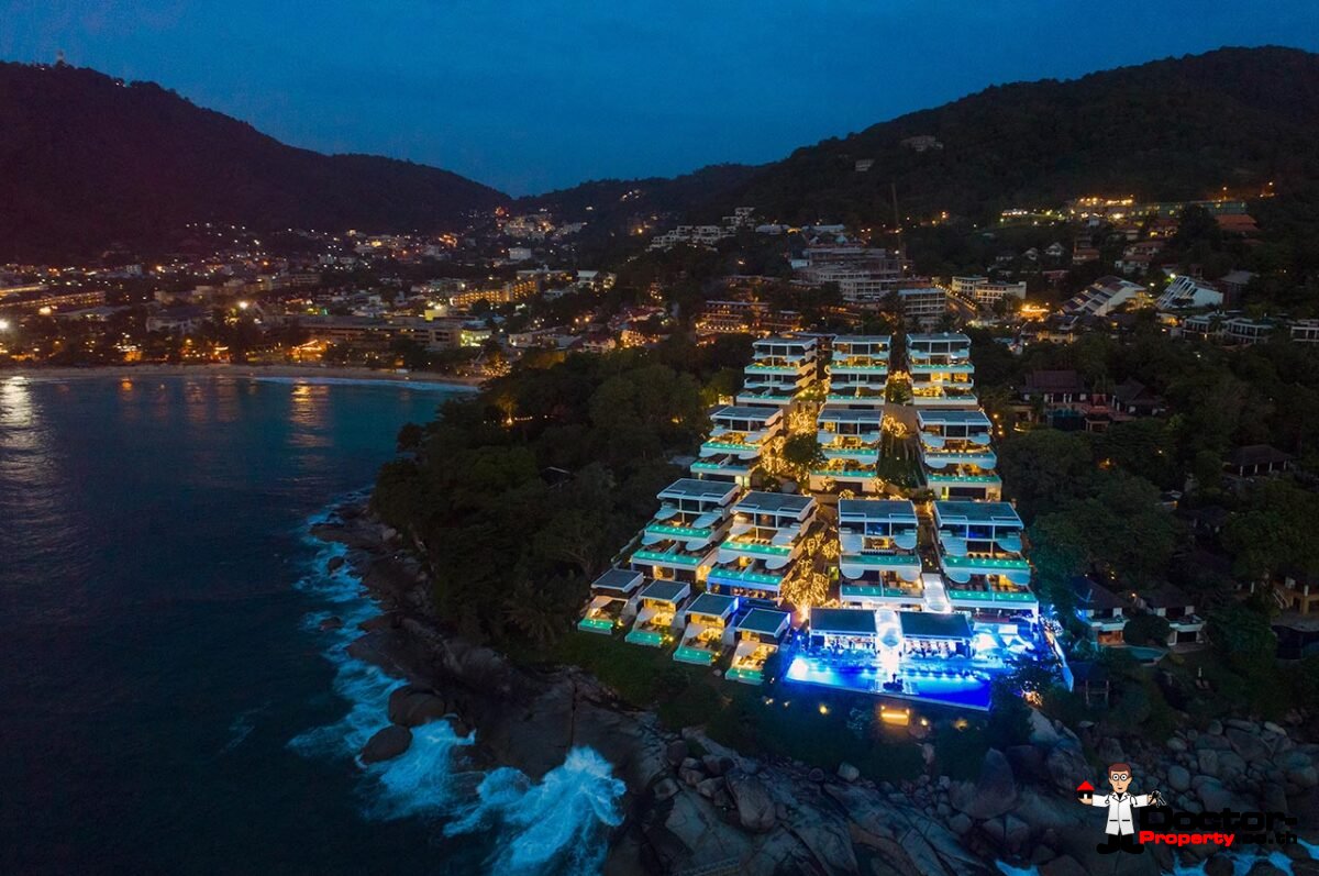 New 1 Bedroom Luxury Pool Villa with Sea View - Kata Rocks - Kata Beach - Phuket South - for sale