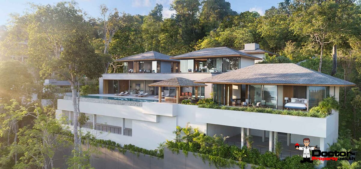 New Luxury 4 - 7 Bedroom Villa - Avadina Hills by Anatara - Layan Beach - Phuket West - for sale