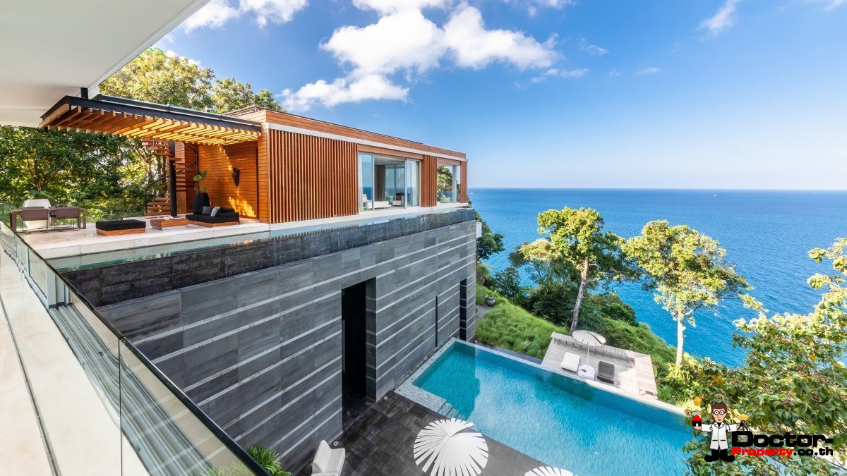 Stunning 4 Bedroom Sea View Villa - Mayavee - Waterfall Bay - Kamala Beach - Phuket West - for sale