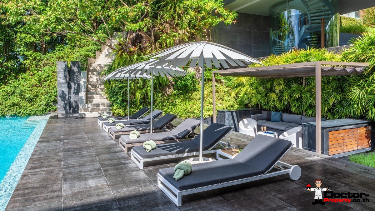 Stunning 4 Bedroom Sea View Villa - Mayavee - Waterfall Bay - Kamala Beach - Phuket West - for sale