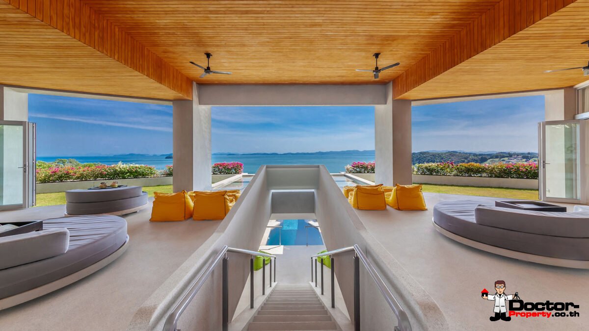 Unique 5 Bedroom Sea View Villa Leelawadee - Overlooking Phang Nga Bay - Ao Po - Phuket East - for sale