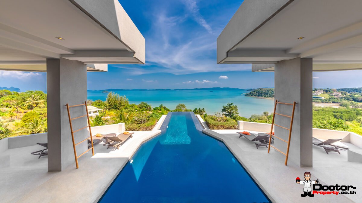 Unique 5 Bedroom Sea View Villa Leelawadee - Overlooking Phang Nga Bay - Ao Po - Phuket East - for sale