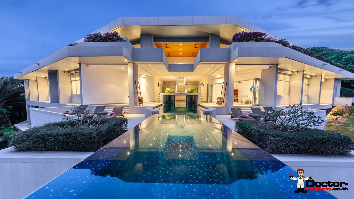Unique 5 Bedroom Sea View Villa Leelawadee - Overlooking Phang Nga Bay - Ao Po - Phuket East - for sale