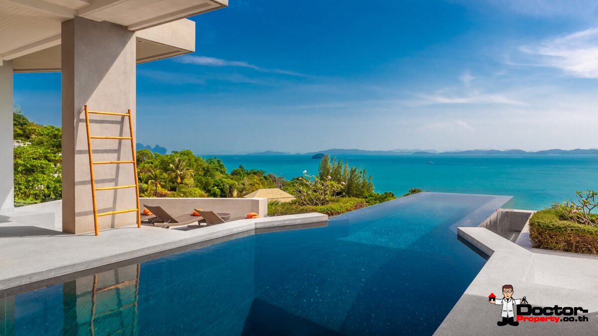 Unique 5 Bedroom Sea View Villa Leelawadee - Overlooking Phang Nga Bay - Ao Po - Phuket East - for sale