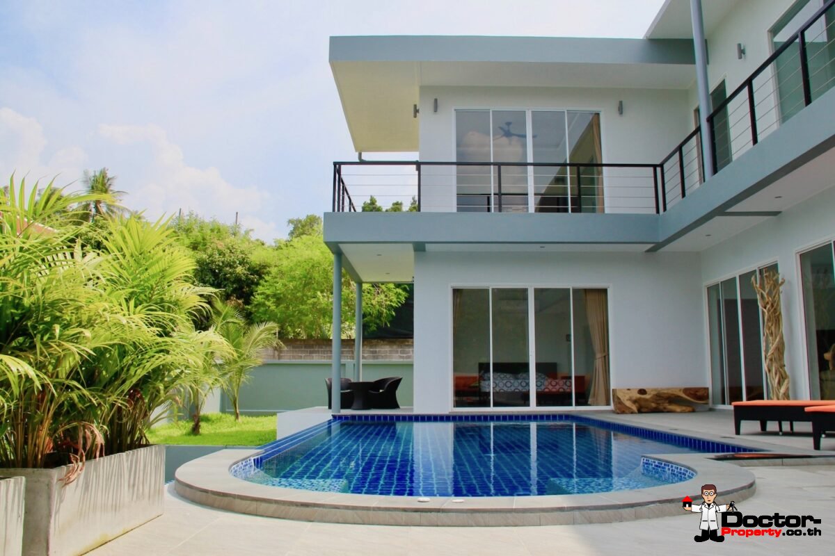 5 Bedroom Sea View Villa - Bang Rak - Koh Samui - for sale