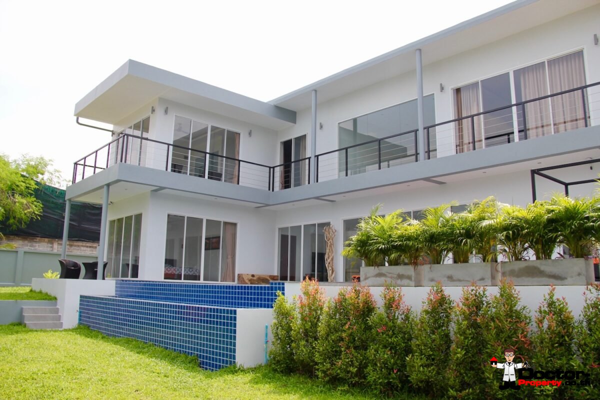5 Bedroom Sea View Villa - Bang Rak - Koh Samui - for sale
