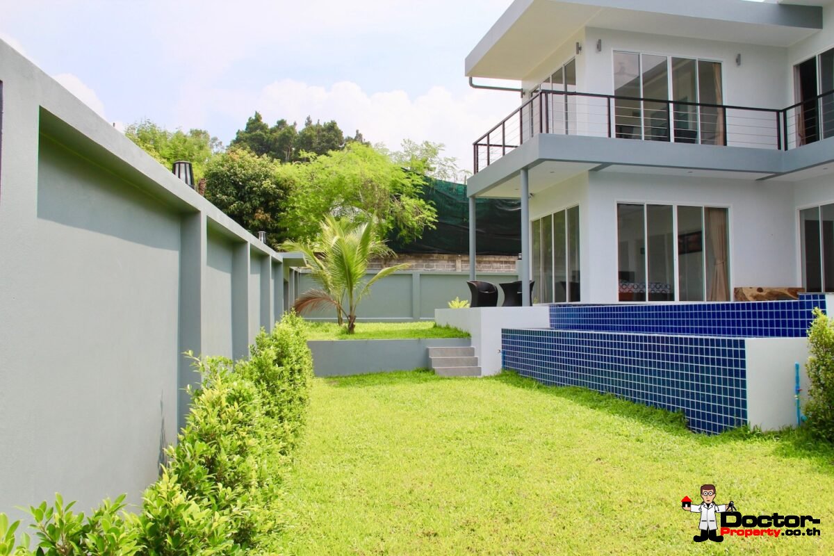 5 Bedroom Sea View Villa - Bang Rak - Koh Samui - for sale