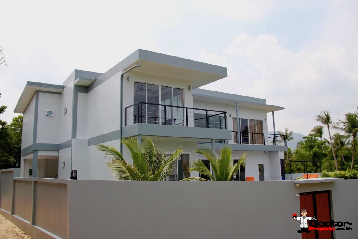 5 Bedroom Sea View Villa - Bang Rak - Koh Samui - for sale