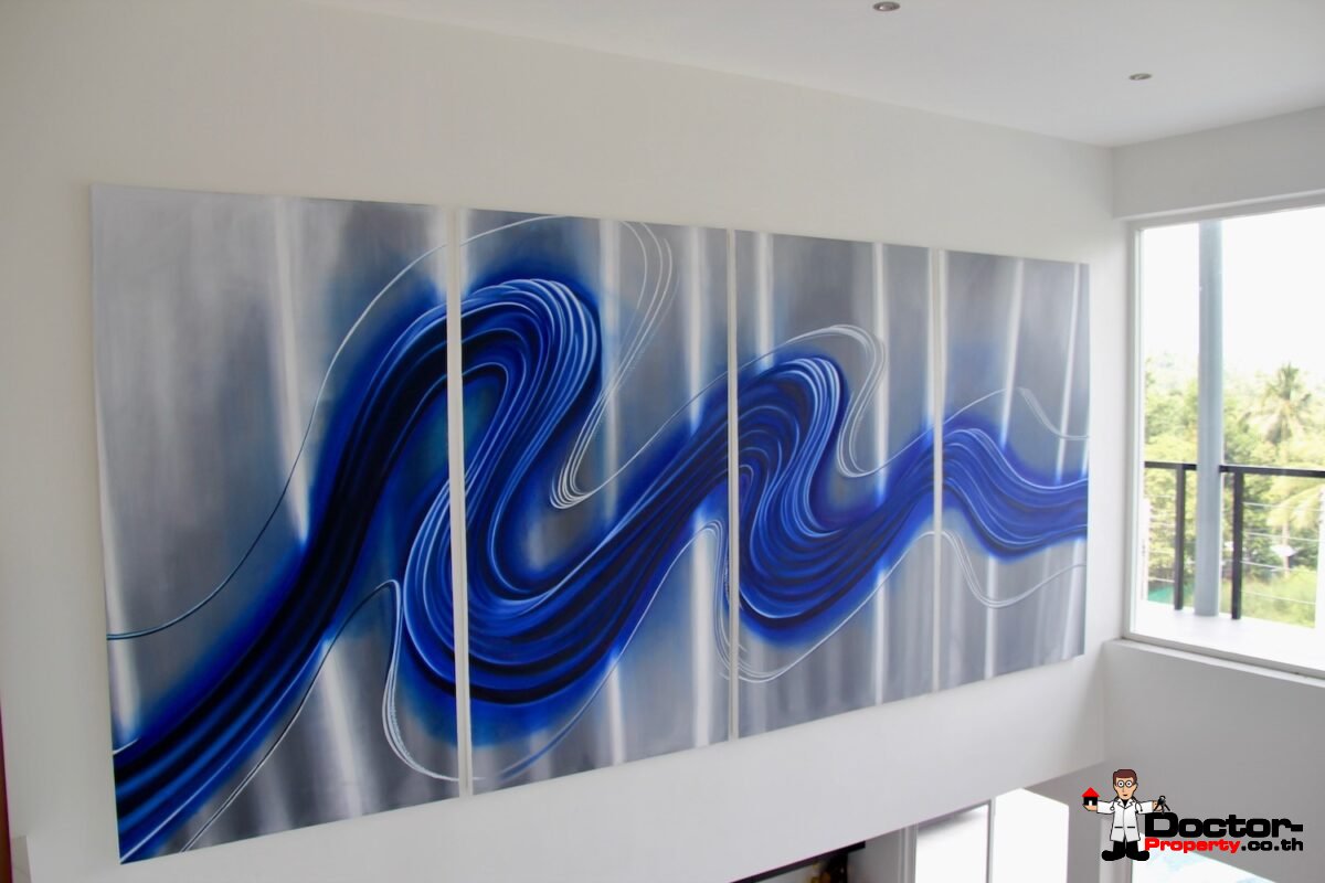 5 Bedroom Sea View Villa - Bang Rak - Koh Samui - for sale