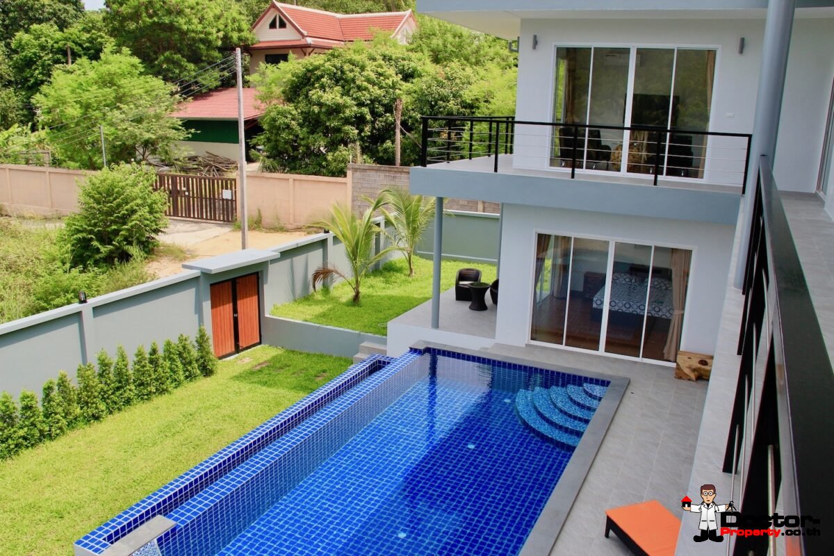 5 Bedroom Sea View Villa - Bang Rak - Koh Samui - for sale