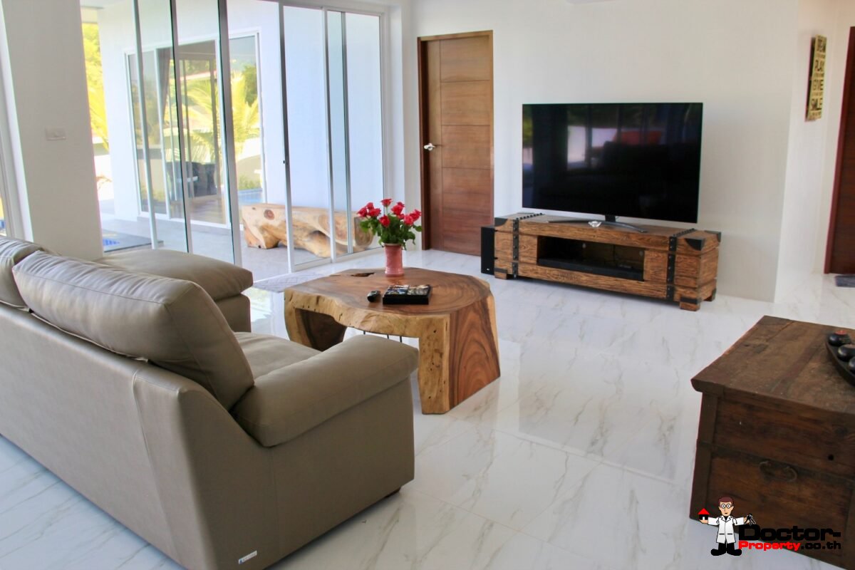 5 Bedroom Sea View Villa - Bang Rak - Koh Samui - for sale