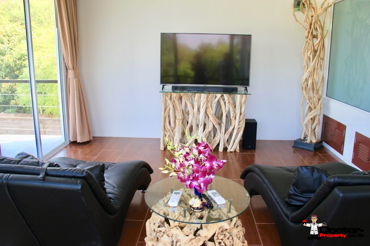 5 Bedroom Sea View Villa - Bang Rak - Koh Samui - for sale