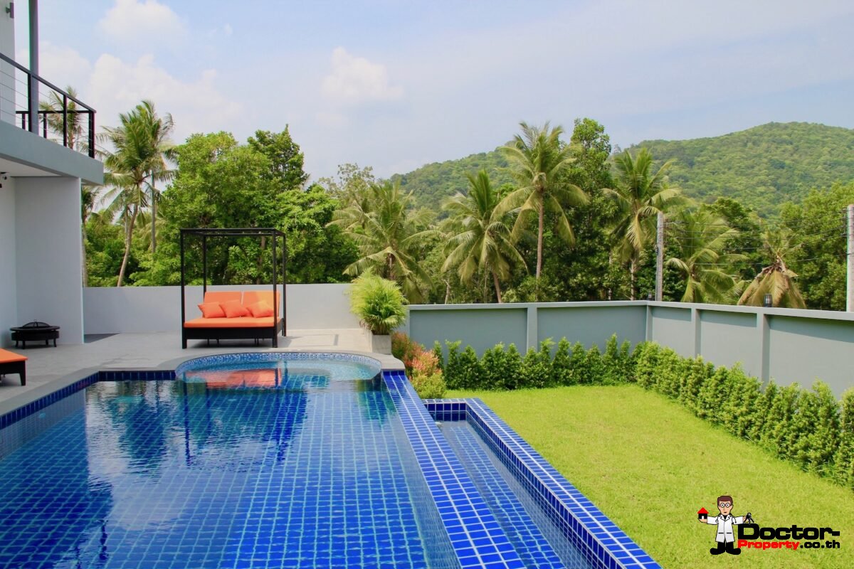 5 Bedroom Sea View Villa - Bang Rak - Koh Samui - for sale