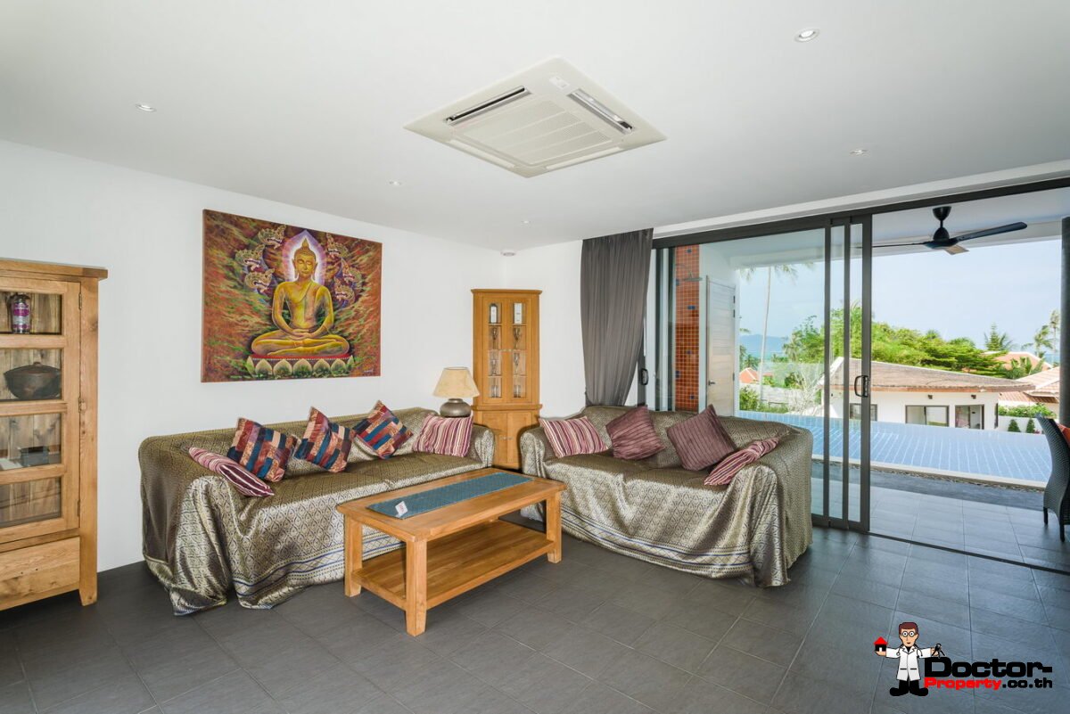 7 Bedroom Sea View Villa - Bang Rak - Koh Samui - for sale