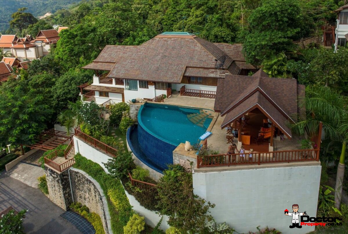 Spectacular 4 Bedroom Villa - Overlooking Patong Bay - Patong Beach - Phuket West - for sale