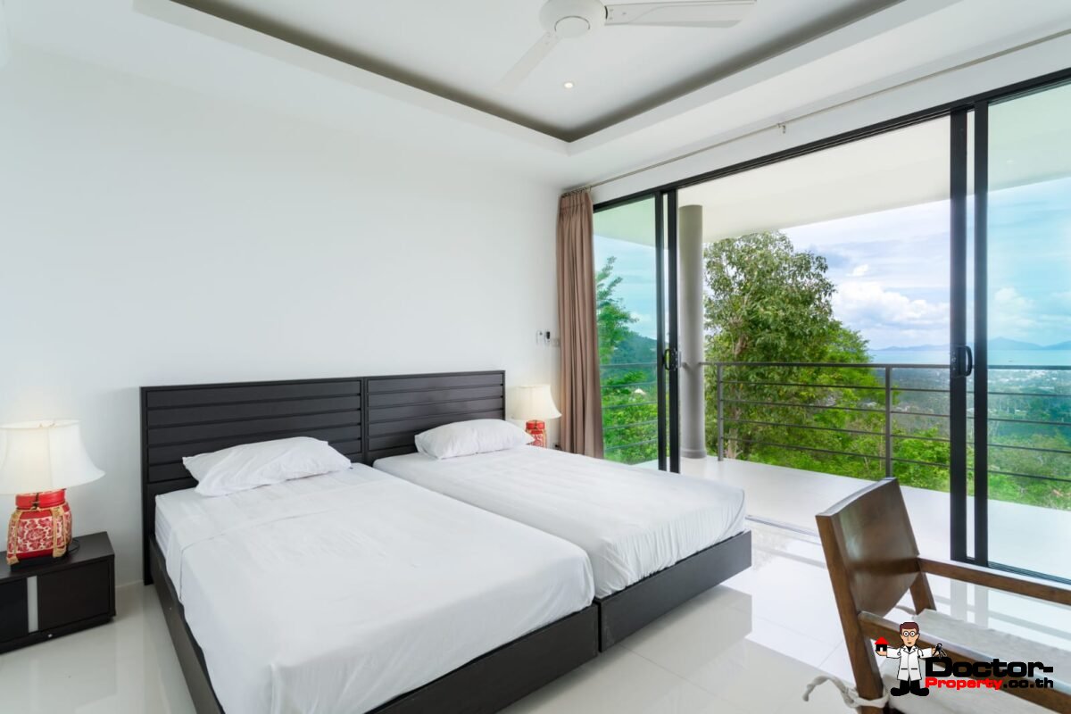 3 Bedroom Sea View Villa - Bophut - Koh Samui - for sale