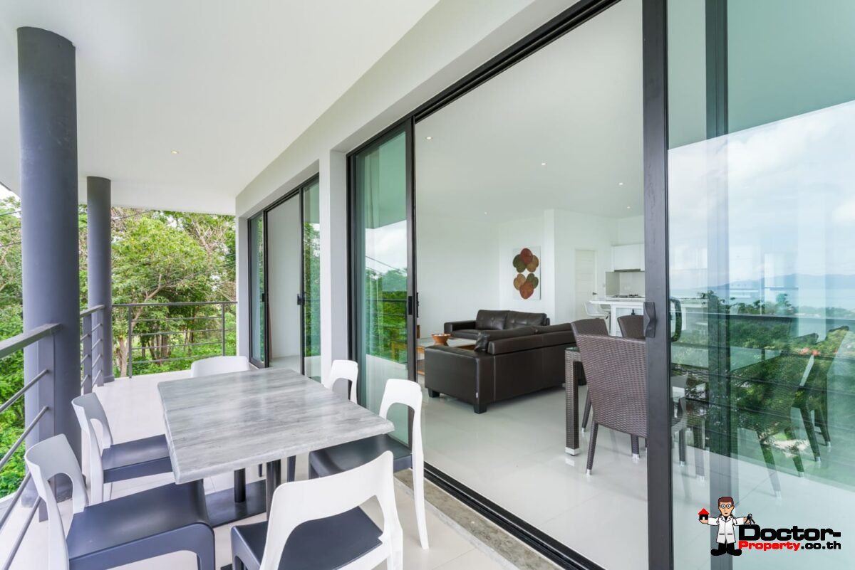 3 Bedroom Sea View Villa - Bophut - Koh Samui - for sale