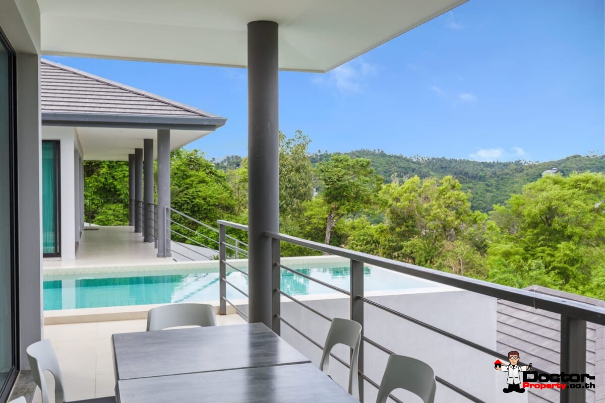 3 Bedroom Sea View Villa - Bophut - Koh Samui - for sale