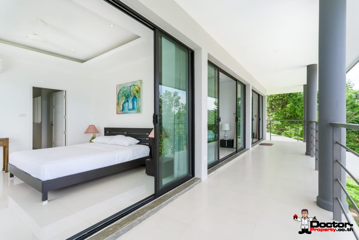 3 Bedroom Sea View Villa - Bophut - Koh Samui - for sale