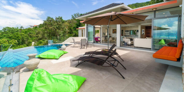 4 Bedroom Sea View Villa - Bophut - Koh Samui - for sale