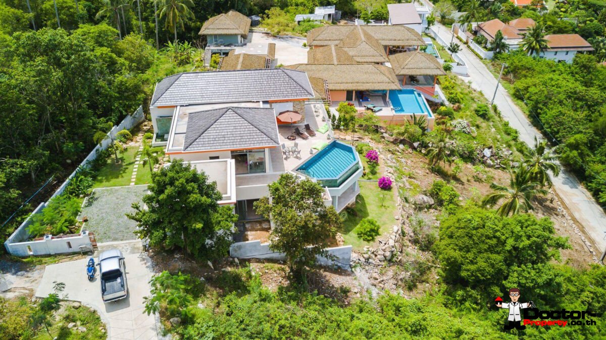 4 Bedroom Sea View Villa - Bophut - Koh Samui - for sale