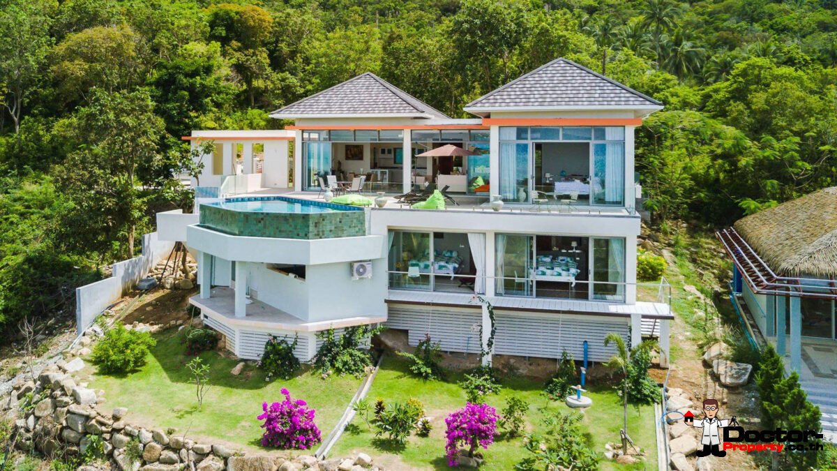 4 Bedroom Sea View Villa - Bophut - Koh Samui - for sale