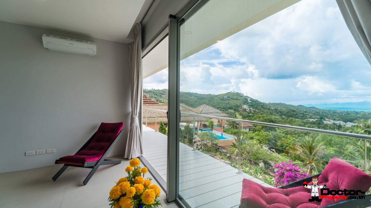 4 Bedroom Sea View Villa - Bophut - Koh Samui - for sale