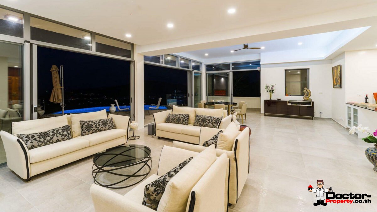 4 Bedroom Sea View Villa - Bophut - Koh Samui - for sale