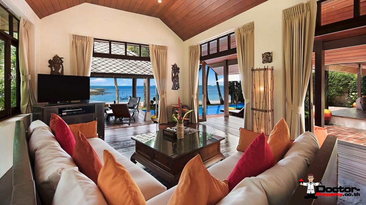 Fantastic 4 Bedroom Beachfront Villa - Laem Sor - Koh Samui - for sale