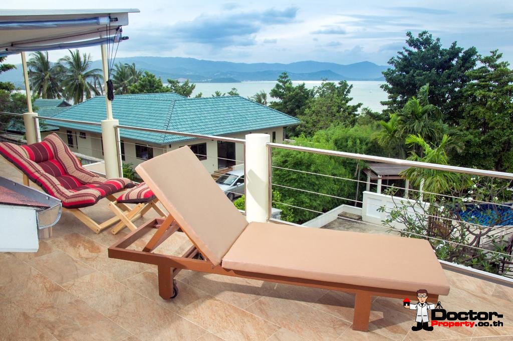 Fantastic Mediterranean Villa - 4 Bedrooms - Sea View - Plai Laem - Koh Samui - for sale