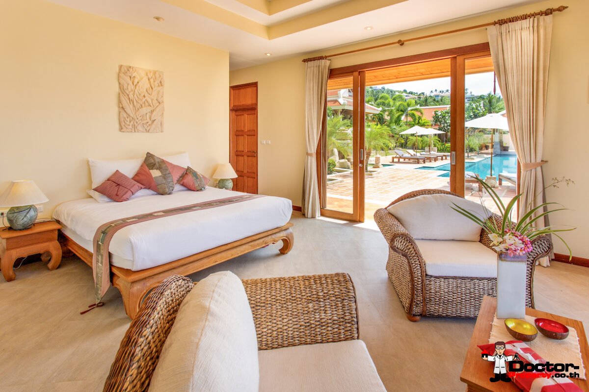 Palatial Thai Estate with Magnificent Sea views – Bo Phut, Koh Samui – For Sale