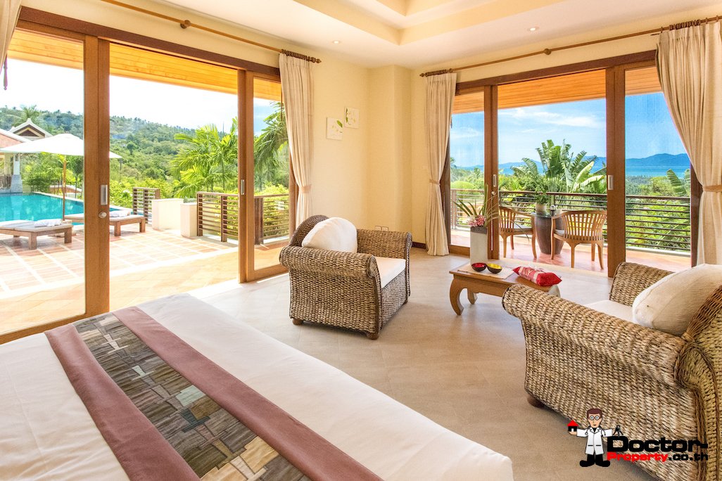 Palatial Thai Estate with Magnificent Sea views – Bo Phut, Koh Samui – For Sale
