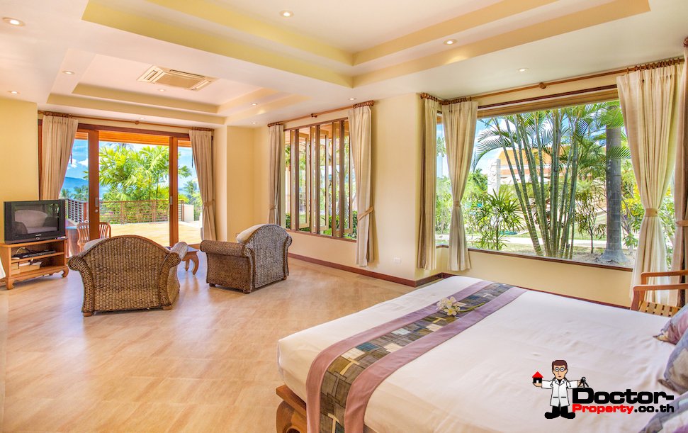 Palatial Thai Estate with Magnificent Sea views – Bo Phut, Koh Samui – For Sale