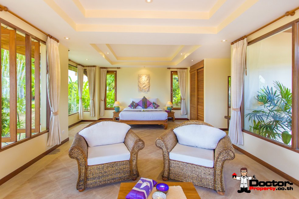 Palatial Thai Estate with Magnificent Sea views – Bo Phut, Koh Samui – For Sale
