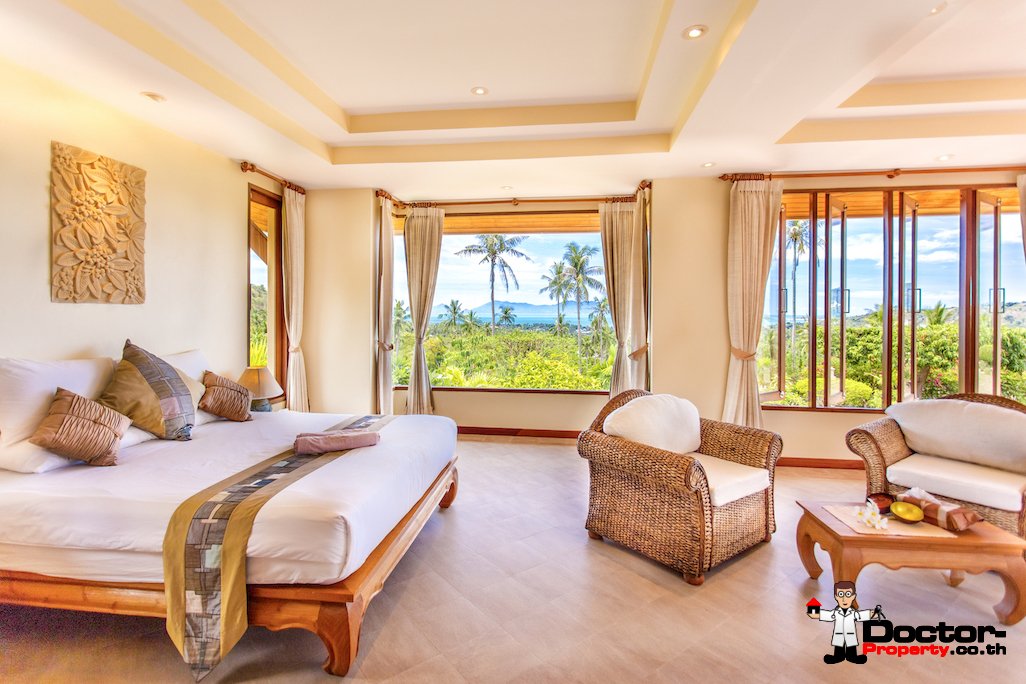Palatial Thai Estate with Magnificent Sea views – Bo Phut, Koh Samui – For Sale
