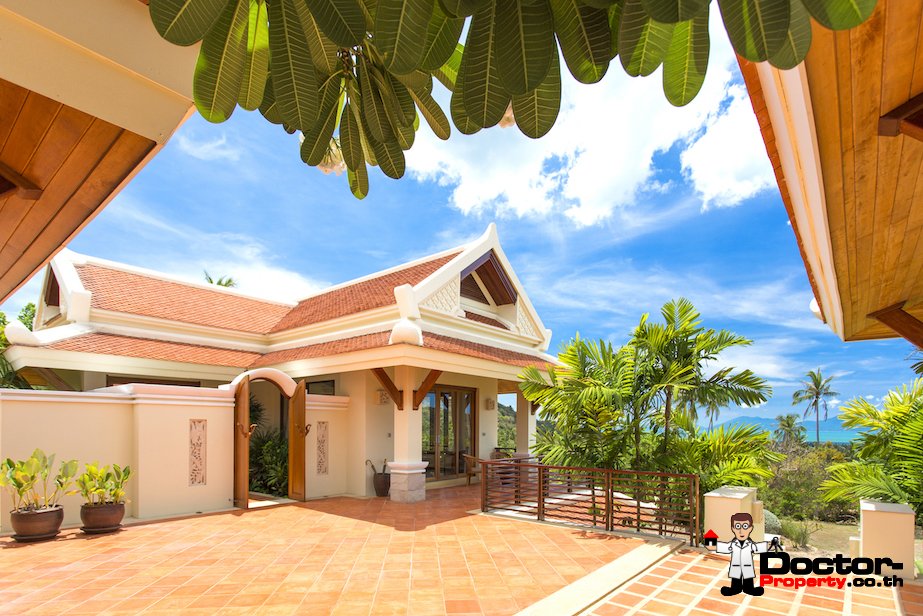 Palatial Thai Estate with Magnificent Sea views – Bo Phut, Koh Samui – For Sale